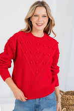 Load image into Gallery viewer, womens pompom detail sweater
